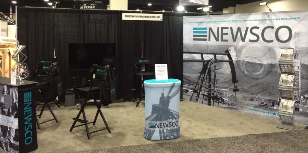 This is the booth we helped our client, NEWSCO, create for their trade show.